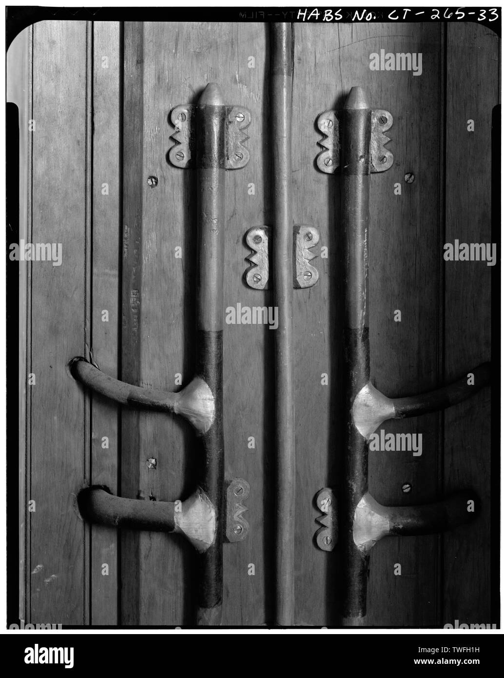 Détail de plomberie, TROISIÈME ÉTAGE CHAMBRE CENTRE SUD - Maison Lockwood-Mathews, Veterans' Memorial Park, au sud-est, à Norwalk, comté de Fairfield, CT Banque D'Images