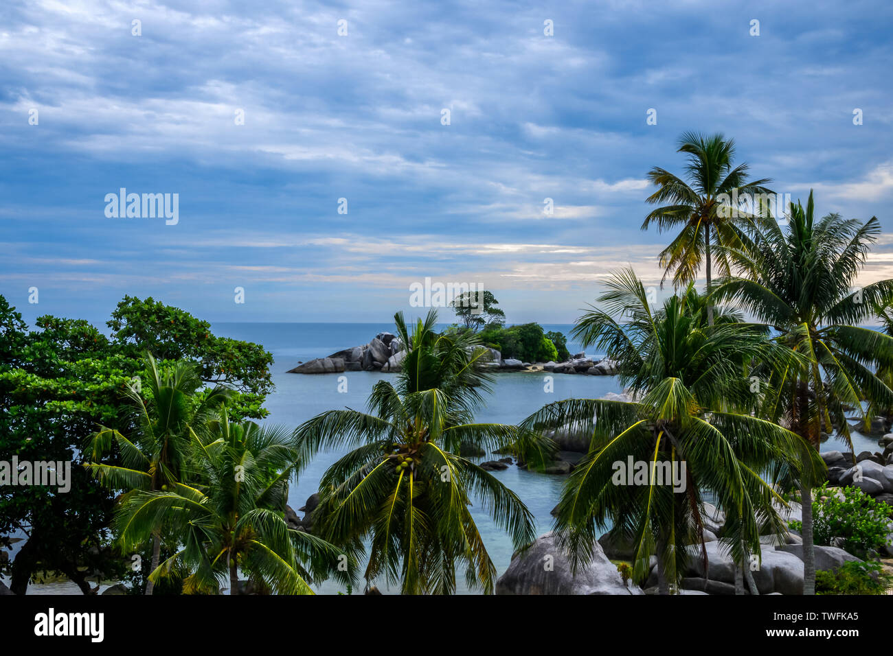 L'île de Lengkuas Banque D'Images