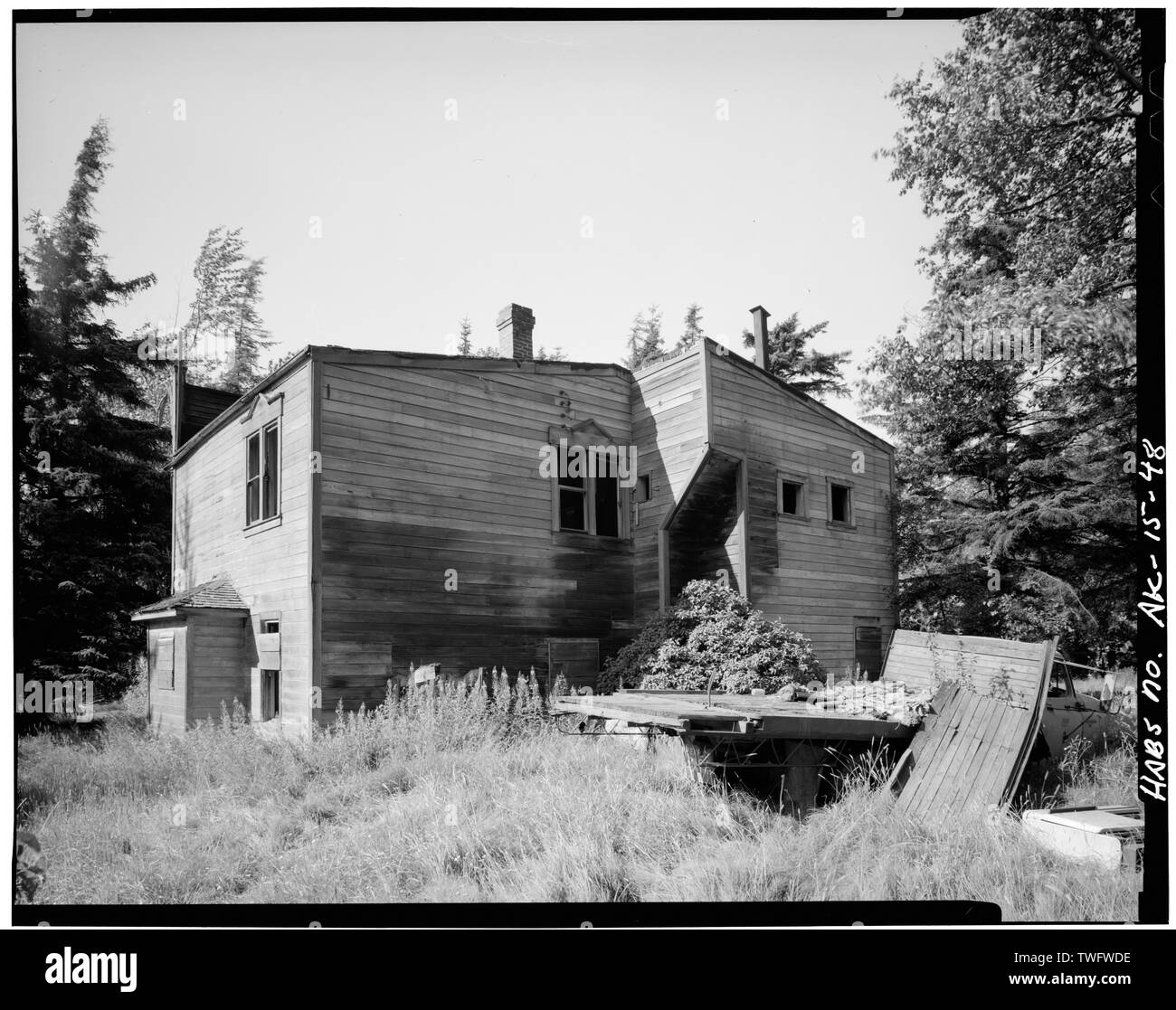 PULLEN CHAMBRE ANNEXE (1898), à l'Ouest - ville de Skagway, Skagway, Skagway-Hoonah-Angoon Zone de recensement, AK Banque D'Images