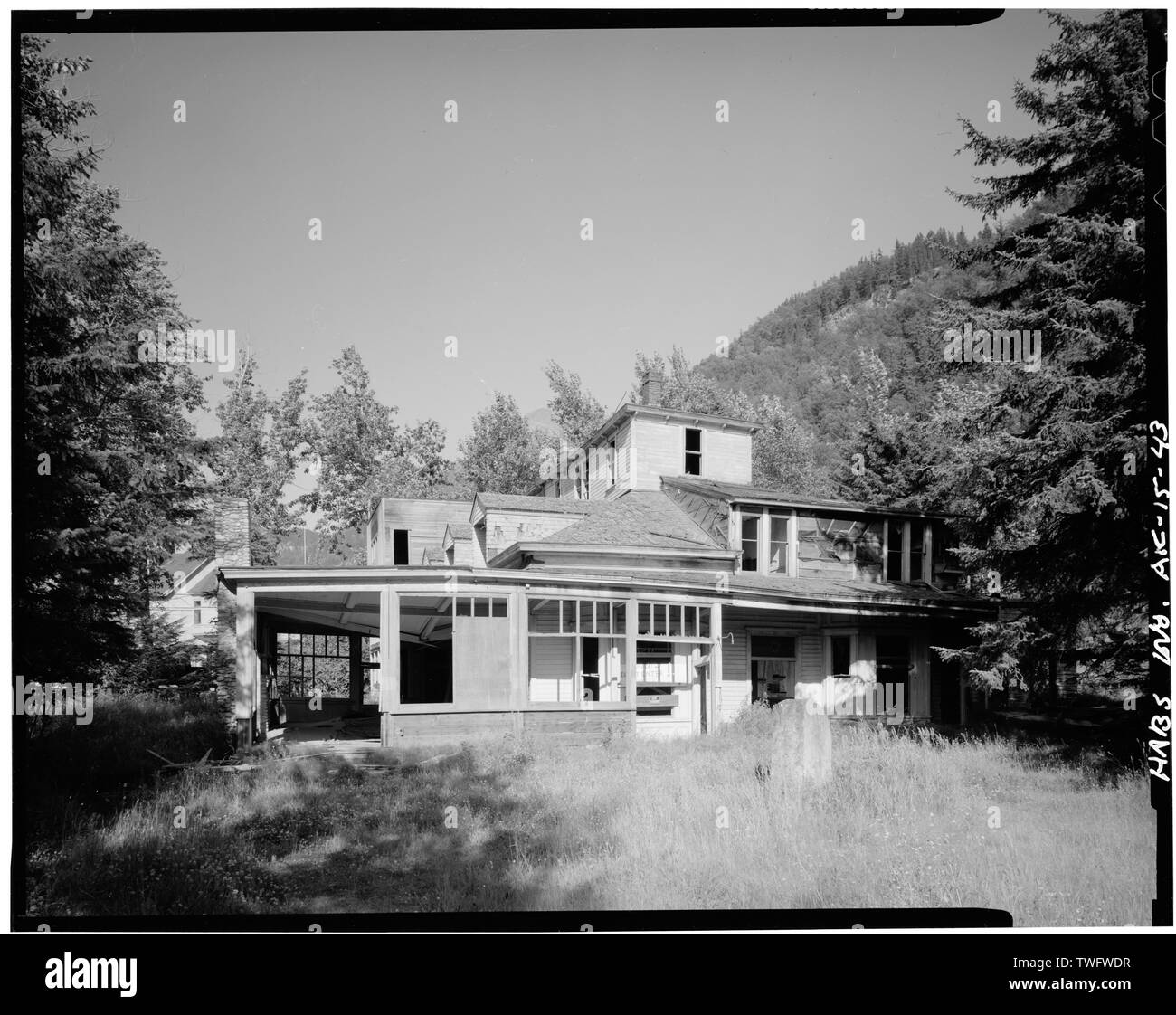 PULLEN HOUSE INN (1899), looking north - ville de Skagway, Skagway, Skagway-Hoonah-Angoon Zone de recensement, AK Banque D'Images