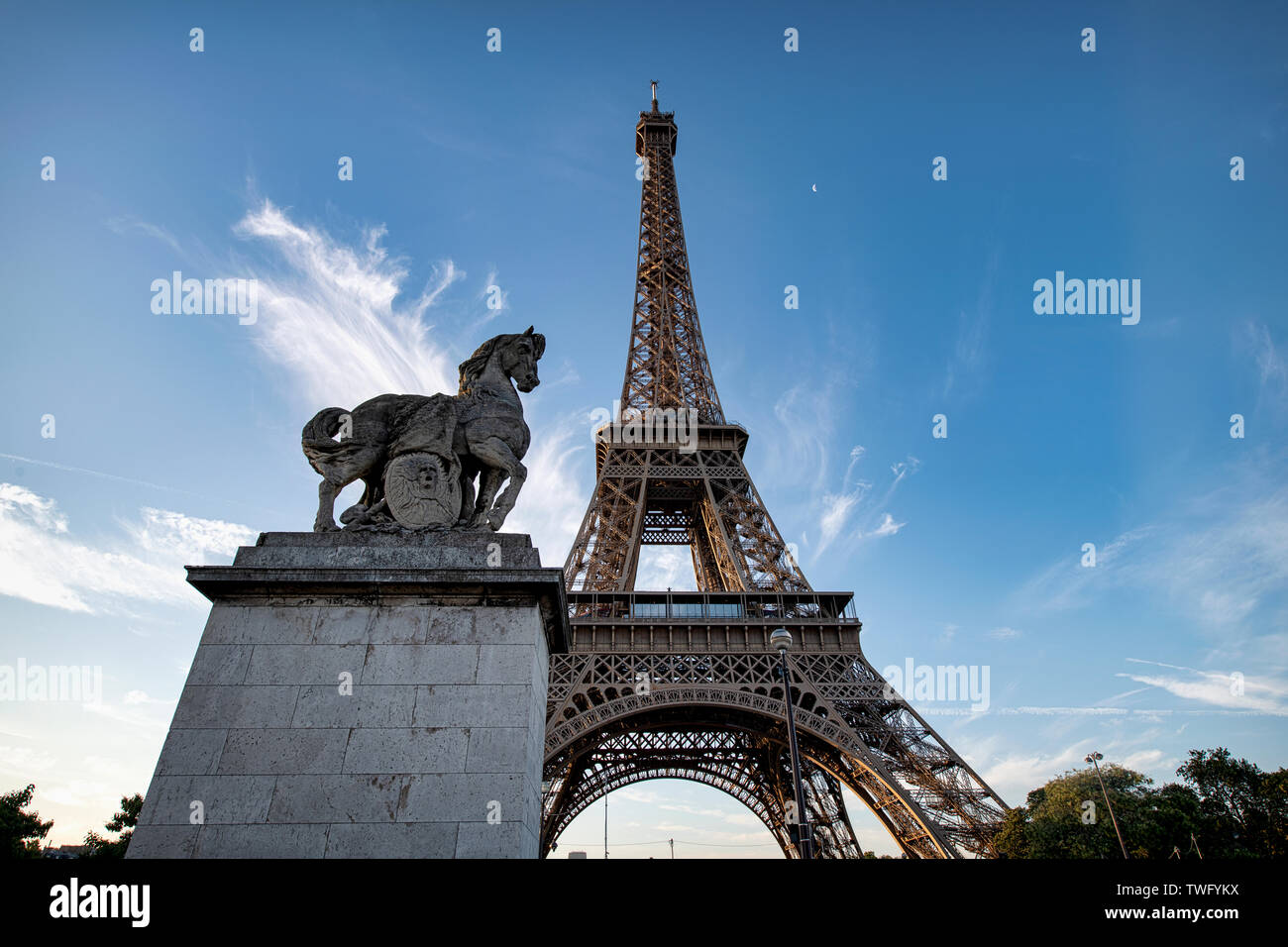 La Tour Eiffel Banque D'Images