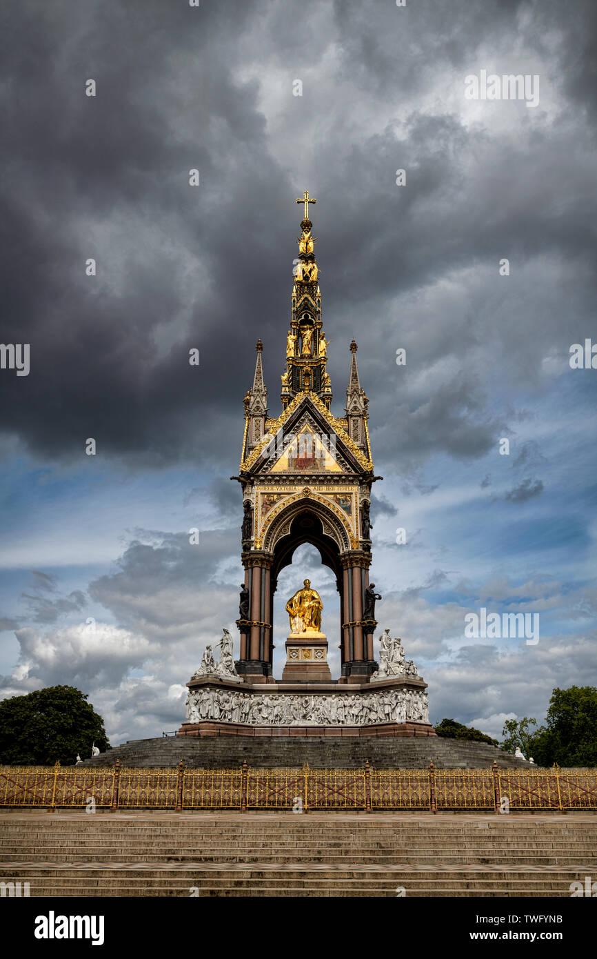 Albert Memorial à Londres Banque D'Images