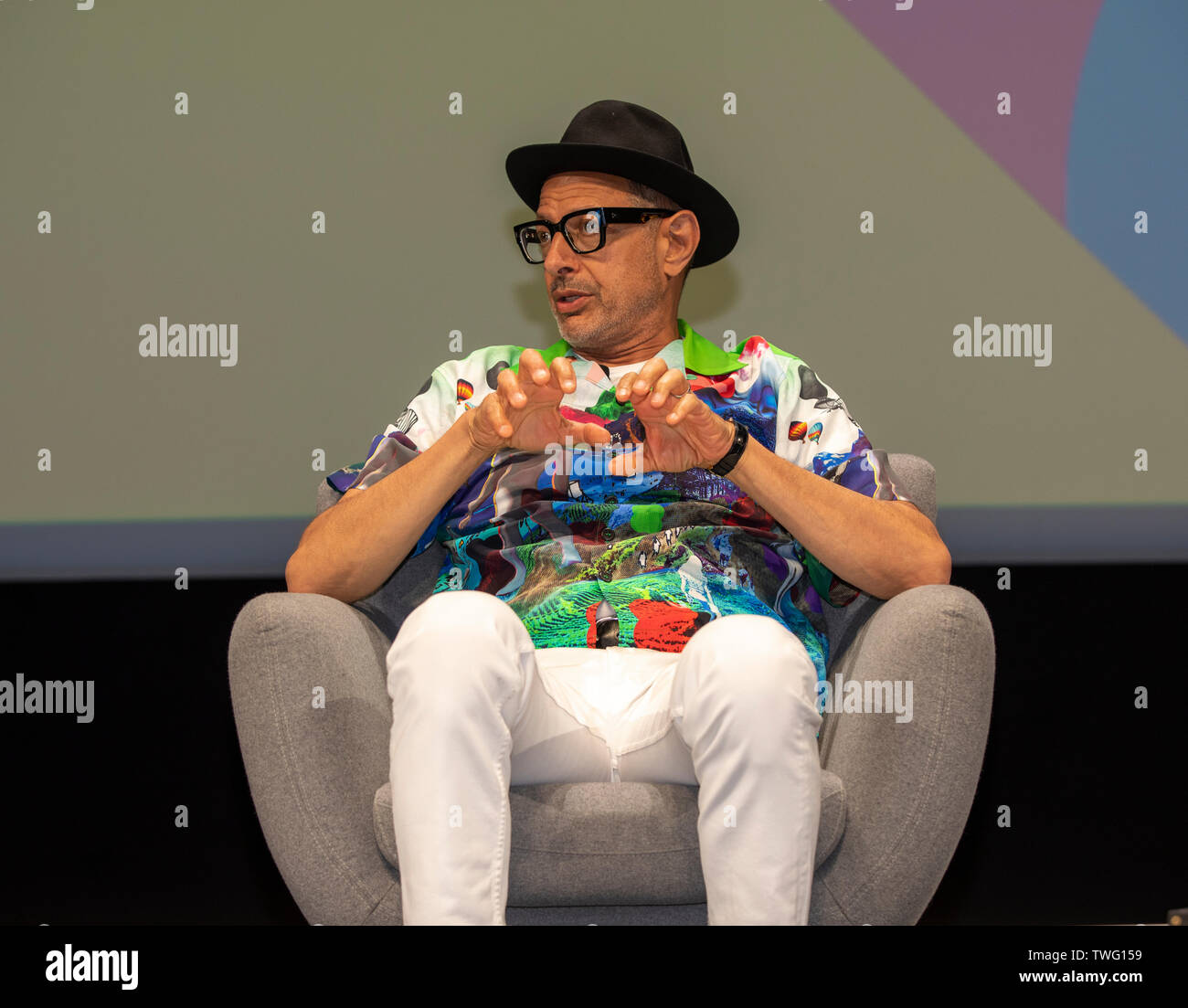 Cannes, France, 20 juin 2019, Jeff Goldblum, (Jeffrey Lynn Goldblum acteur et musicien) est allé(e) à Cannes Lions Festival - Festival International de la créativité © ifnm / Alamy Live News Banque D'Images