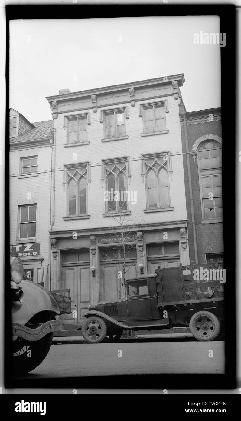 - Temple pythiques, 319, rue Cameron, Alexandrie, ville indépendante, VA Banque D'Images