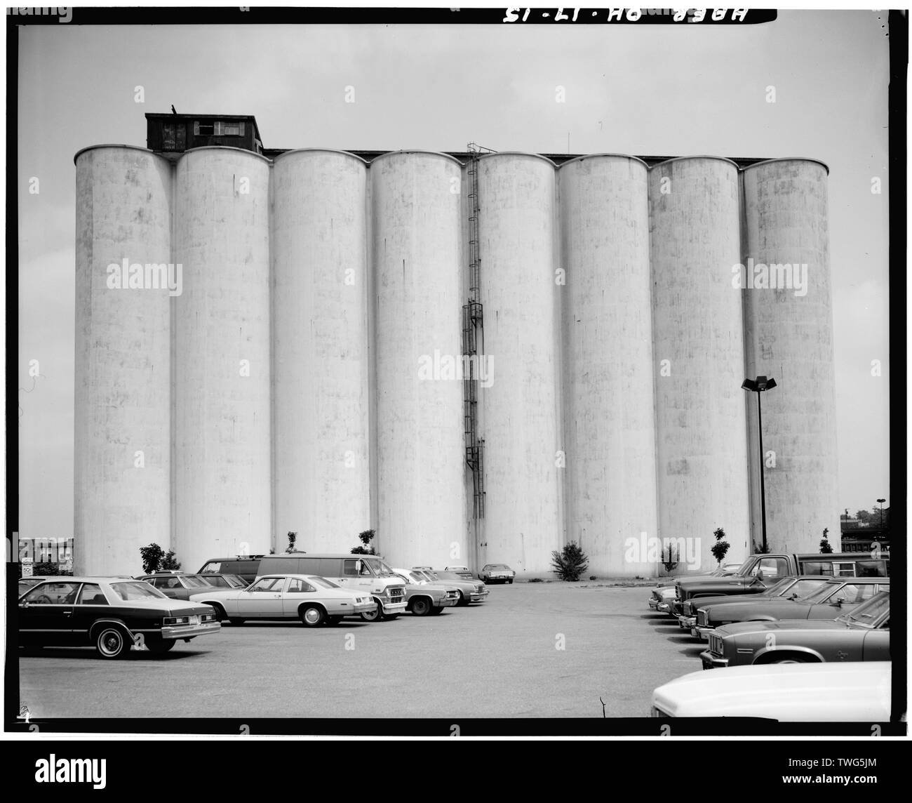 - Usine de céréales Quaker Oats, angle sud-est de Broadway et d'usine de rues, Akron, Comté de Summit, OH Banque D'Images
