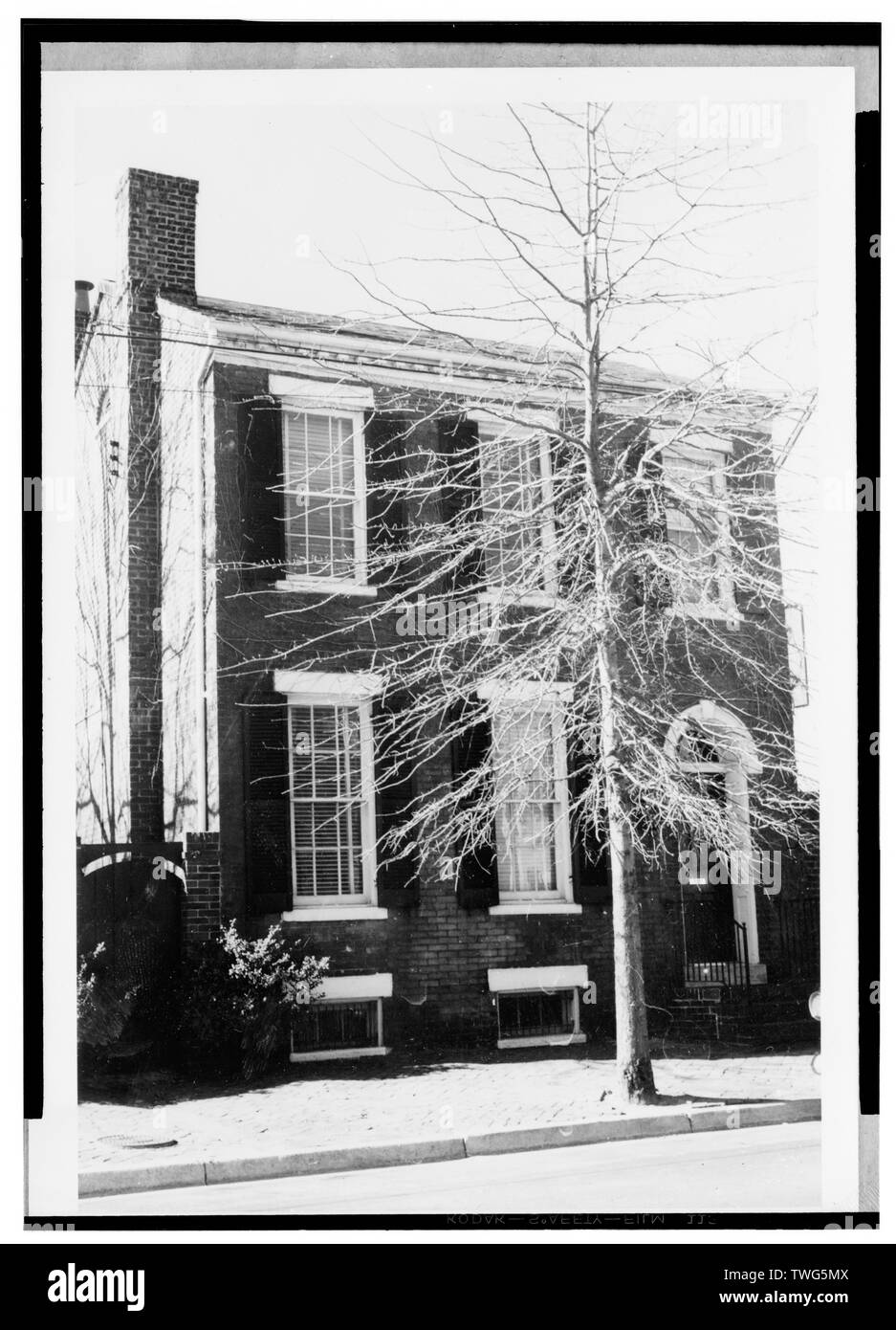 - L'Enquête sur la rue Queen, 308, rue Queen (maison), Alexandrie, ville indépendante, VA Banque D'Images