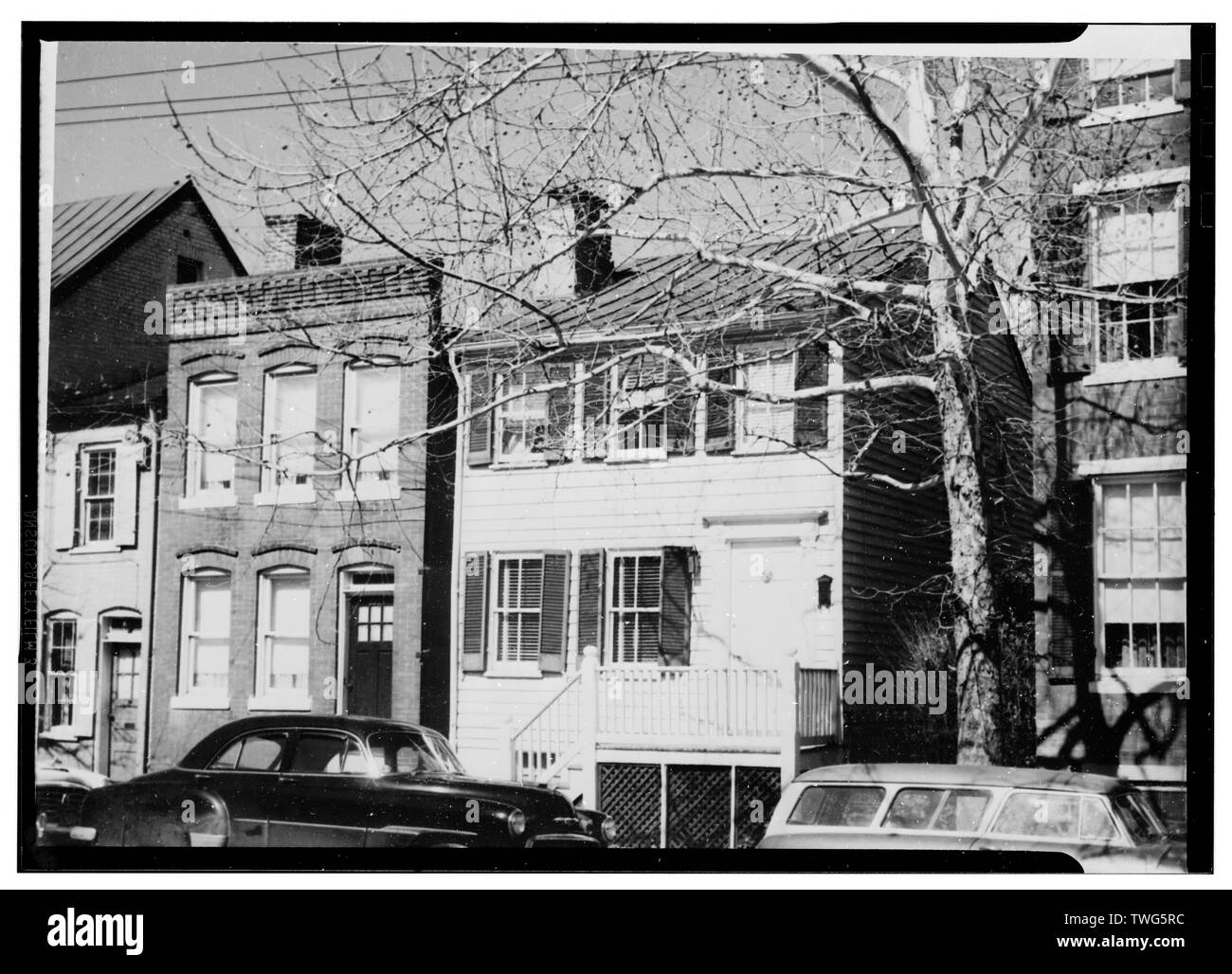 - L'Enquête sur la rue Queen, 519, rue Queen (maison), Alexandrie, ville indépendante, VA Banque D'Images