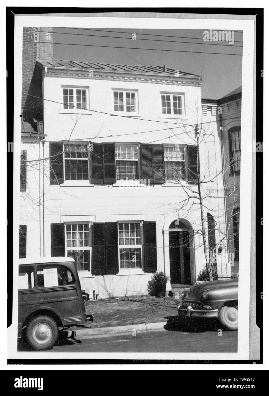 - L'Enquête sur la rue Queen, 317, rue Queen (maison), Alexandrie, ville indépendante, VA Banque D'Images