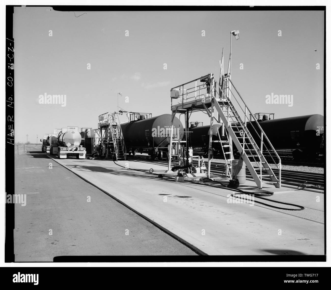 Zone de remplissage RAILSIDE. Vue vers le nord-est. - Rocky Mountain Arsenal, zone de remplissage Railside, 1110 pieds au nord de la sixième avenue, 640 pieds à l'Est de B Street, Commerce City, comté d'Adams, CO Banque D'Images