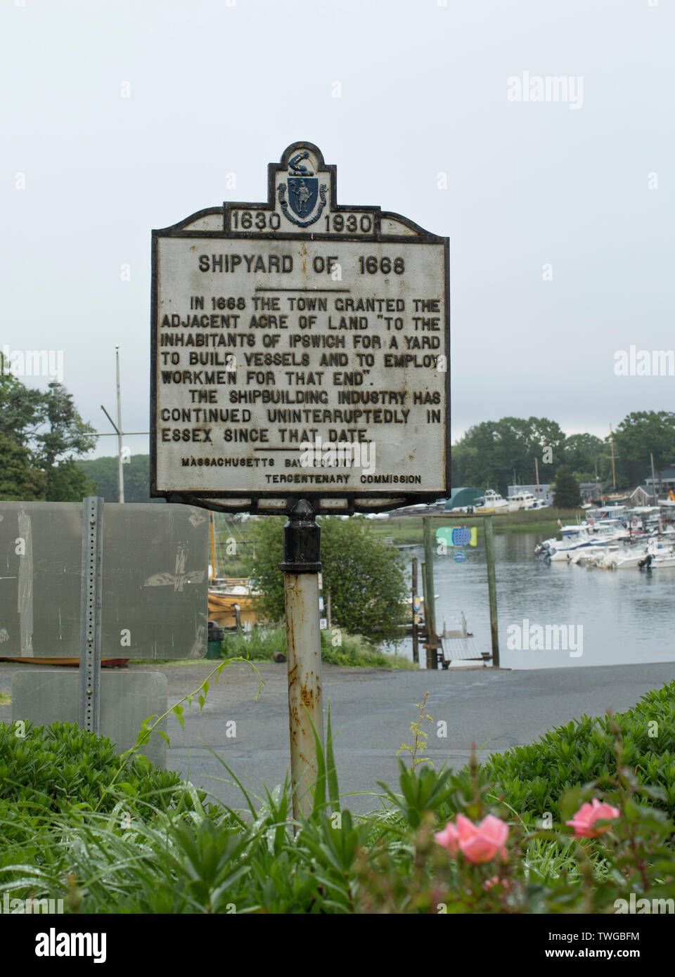 L'Essex est une ville côtière sur la côte nord de Boston. Elle est connue pour son ancien rôle d'un centre de construction navale. Banque D'Images