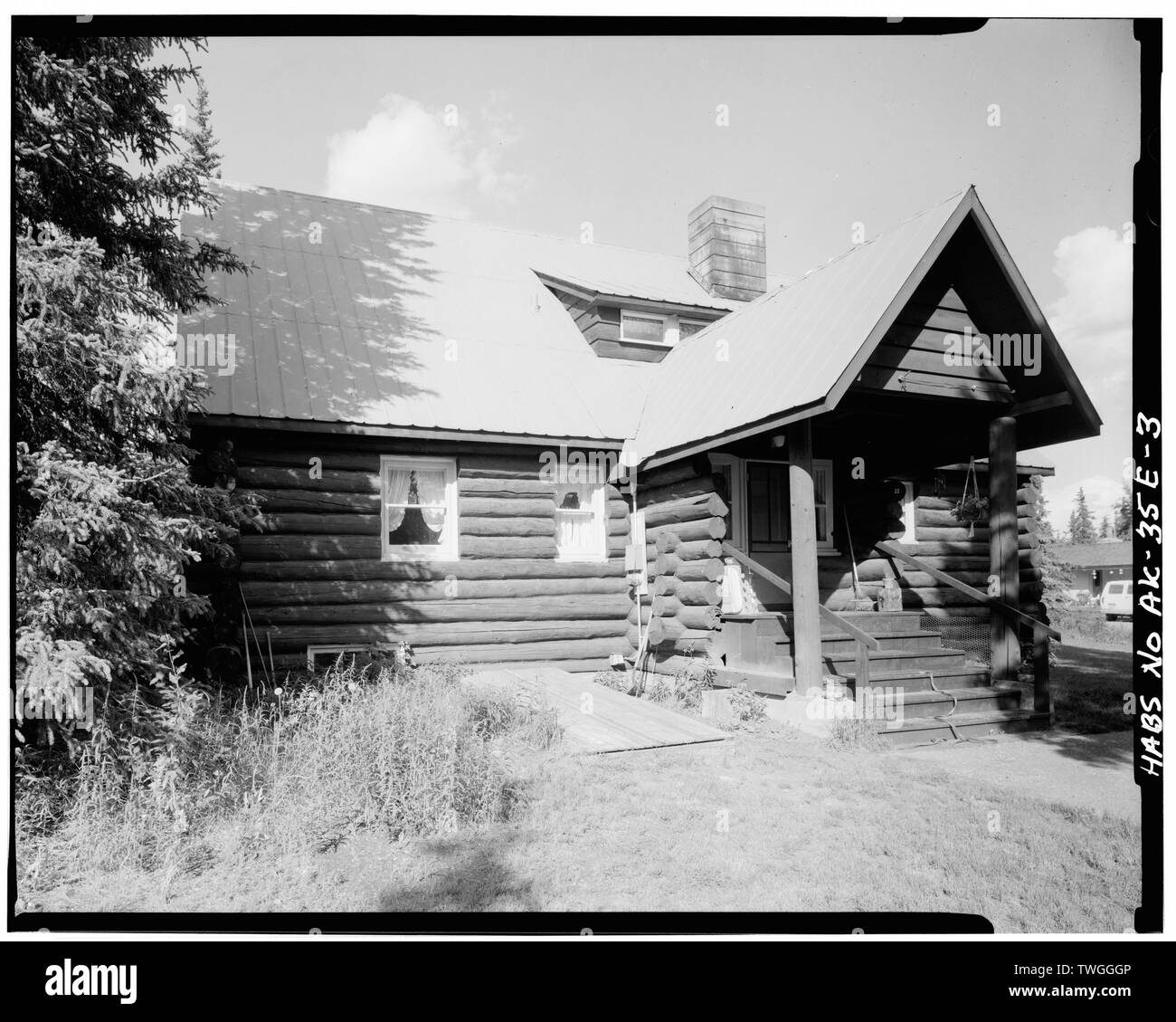L'ARRIÈRE, À L'ADMINISTRATION CENTRALE DU NORD - Mont McKinley, résidence du surintendant, Cantwell, Denali Borough, AK Banque D'Images
