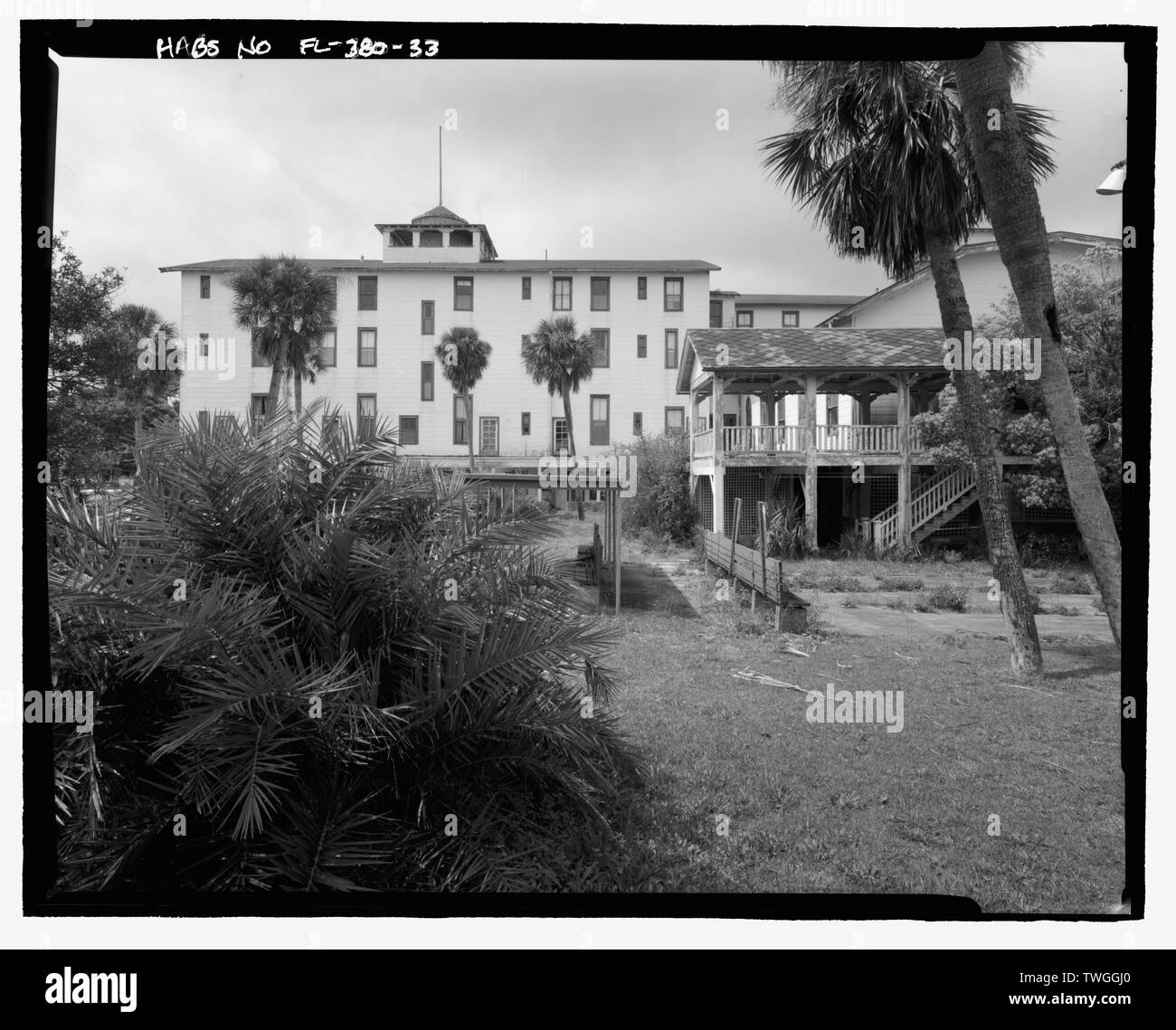 L'ARRIÈRE, la partie restante de l'aile sud- ouest DIRECTION PHOTOGRAPHIE - Hôtel Ormond, 15 East Grenade, Ormond Beach, comté de Volusia, FL Banque D'Images L'ARRIÈRE, la partie restante de l'aile sud- ouest DIRECTION PHOTOGRAPHIE - Hôtel Ormond, 15 East Grenade, Ormond Beach, comté de Volusia, FL Banque D'Images