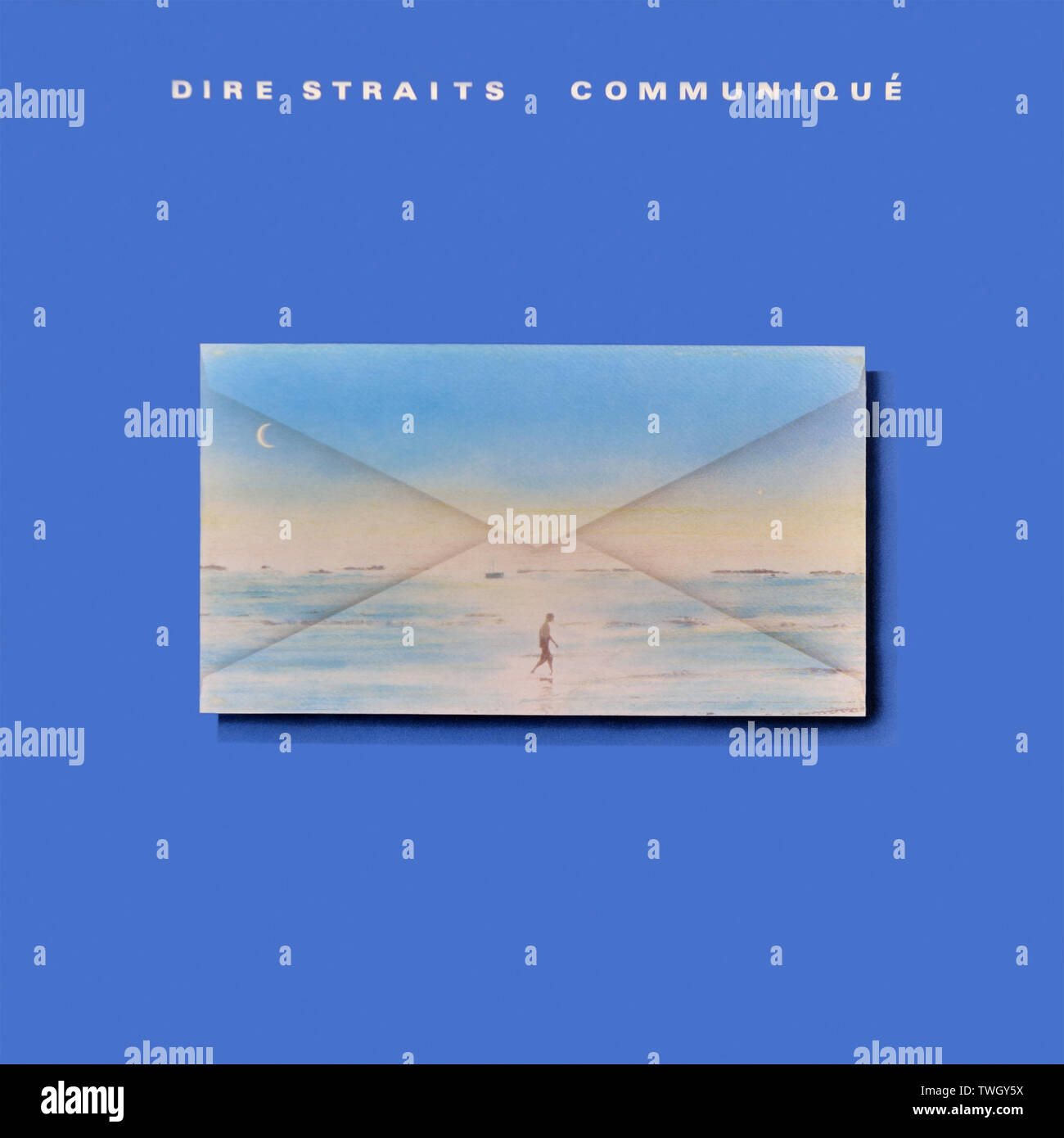 Dire Straits - pochette originale de l'album en vinyle - Communiqué - 1979 Banque D'Images