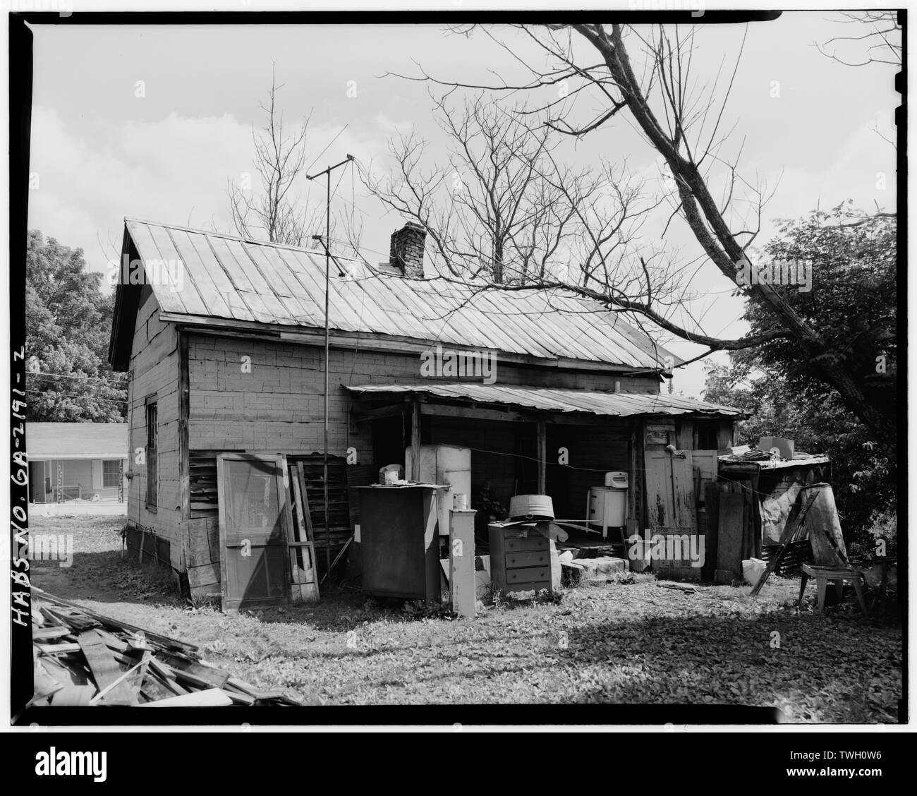 Façade arrière - 310 Rue Dix (maison), La Grange, Troup County, GA Banque D'Images