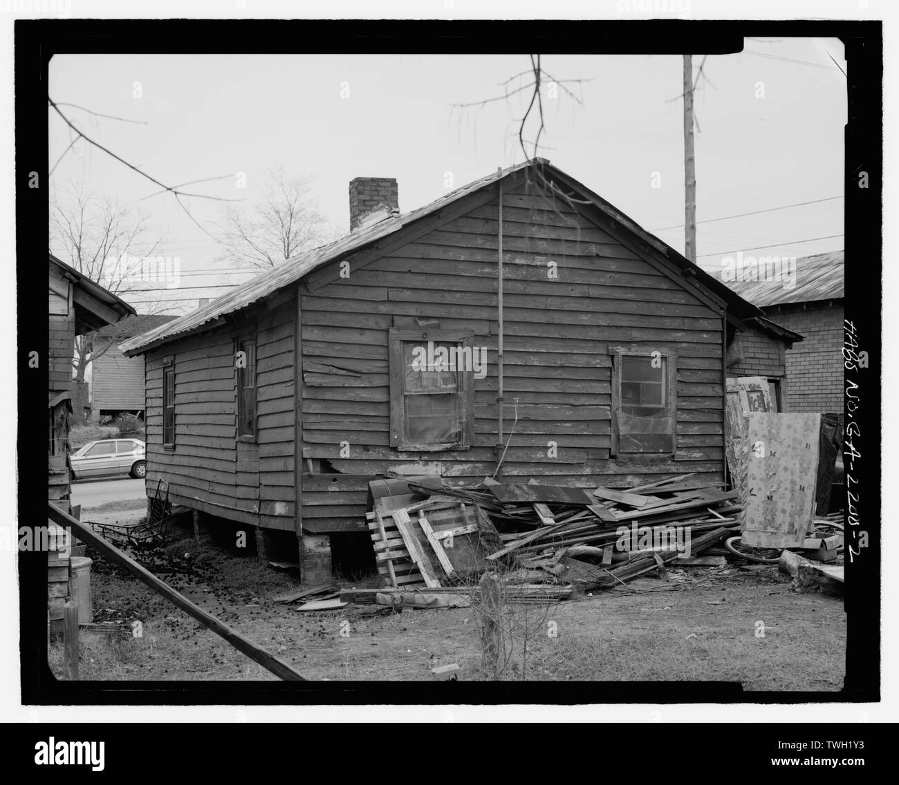 Vue arrière - 334 rue Daniel (maison), 334 rue Daniel, La Grange, Troup County, GA Banque D'Images