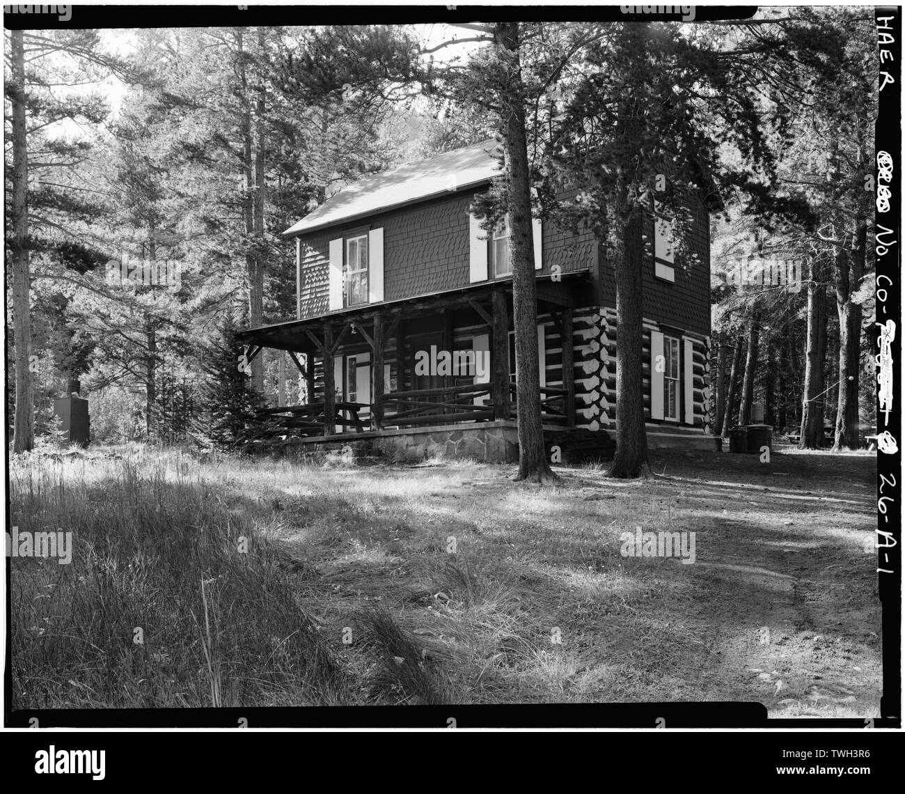 Résidence de Mary Murphy Surintendant de la mine ; Vue de face. - Mary Murphy complexe minier, la maison du surintendant, Fer à Repasser Ville (historique), Chaffee Comté, CO Banque D'Images