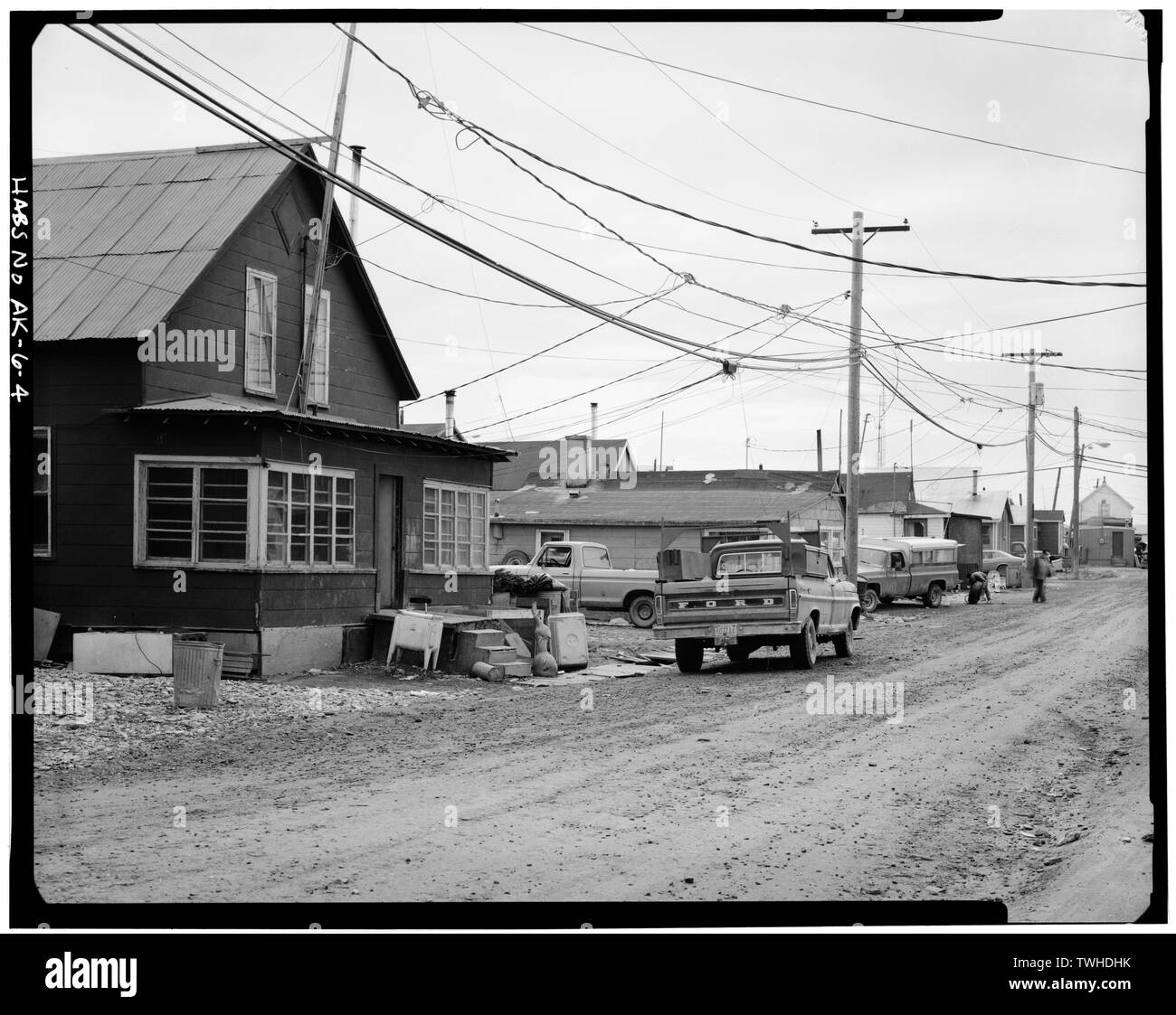 Deuxième Ave East, À AU NORD-EST - Ville de Nome, Nome, Nome, AK Zone de recensement Banque D'Images