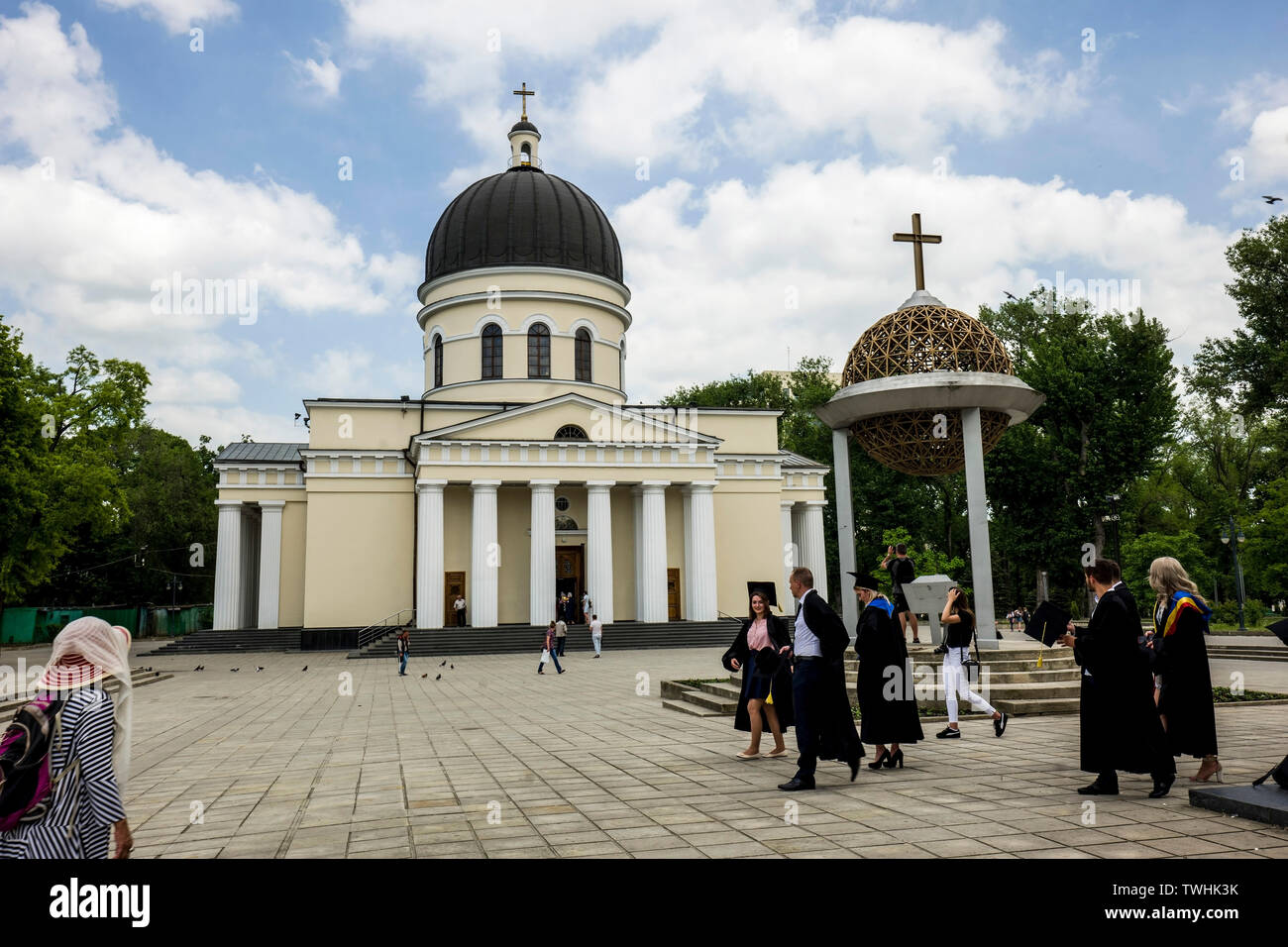 La cathédrale de la nativité , Chisinau , Moldova. Banque D'Images