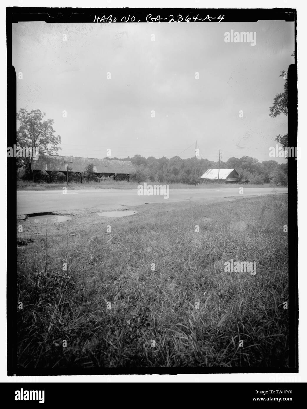 Réglage avec STORE, FAISANT FACE AU SUD-OUEST - Fannin-Truitt-Handley House, bûcher, 2301 in Whitesville Road, La Grange, Troup County, GA Banque D'Images