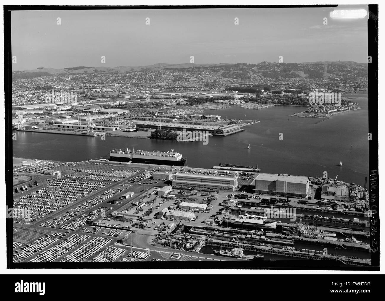 Chantier n° 3, USINE DE MONTAGE DE FORD, ET LES CHANTIERS NAVALS N° 2, NE. - Rosie Riveter le National Historical Park, 1401 Marina au sud, de Richmond, comté de Contra Costa, CA Banque D'Images