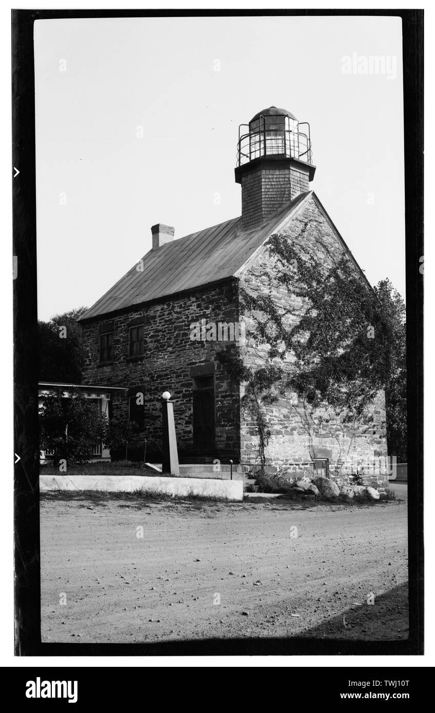 - Rivière à saumons phare, le lac Ontario, Port de l'Ontario, Oswego Comté, NY Banque D'Images