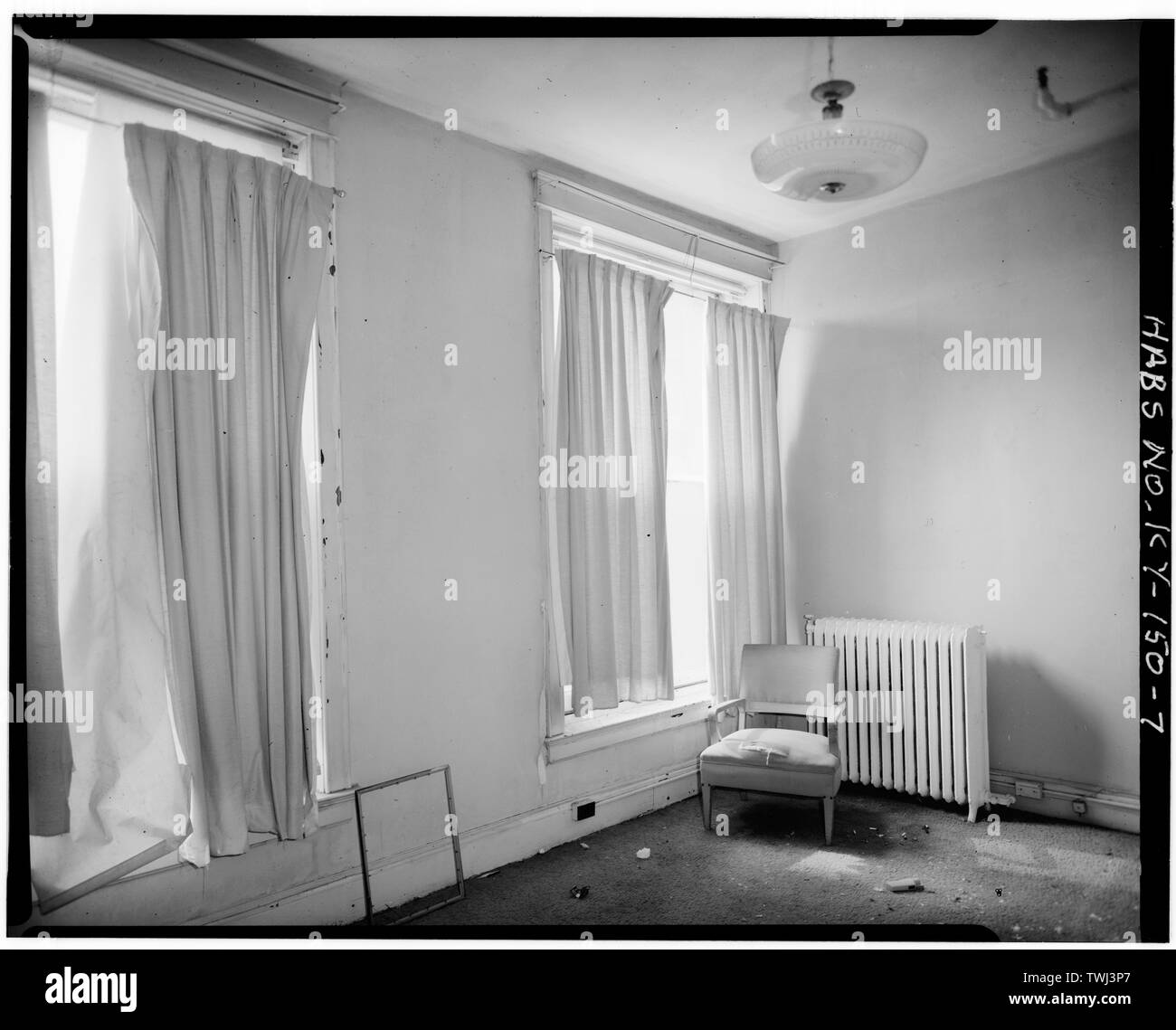 Deuxième étage salle avant - Canale Appartement Maison, 664 4e Avenue Sud, Louisville, KY, du comté de Jefferson Banque D'Images