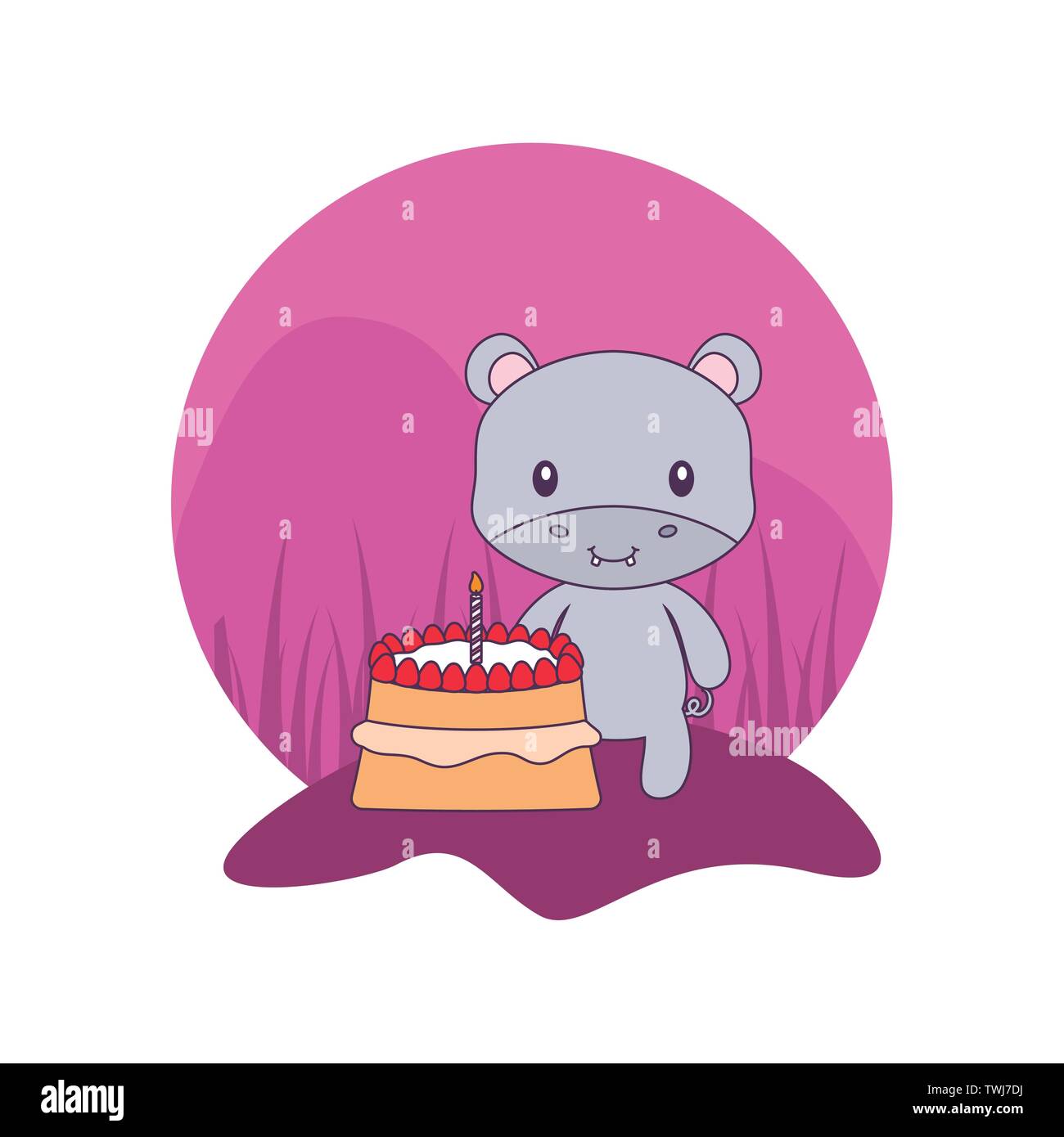 Hippo And Cake Banque D Images Vectorielles Alamy Hippo And Cake Banque D Images Vectorielles Alamy