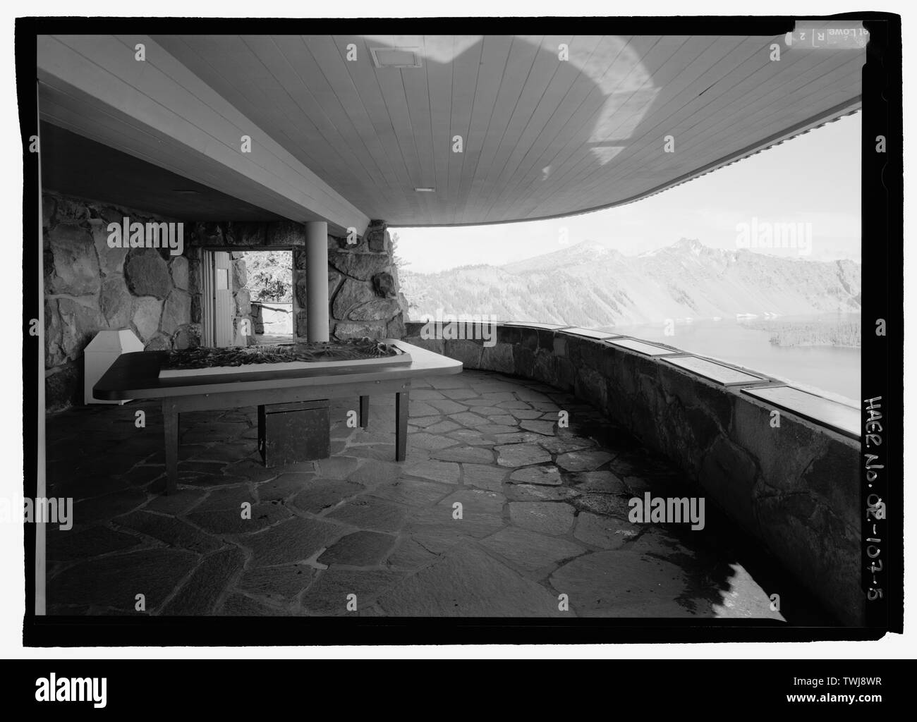 Sinnott donnent sur Memorial. Voir N. - Crater Lake National Park Roads, Klamath Falls, Klamath Comté, ou Banque D'Images