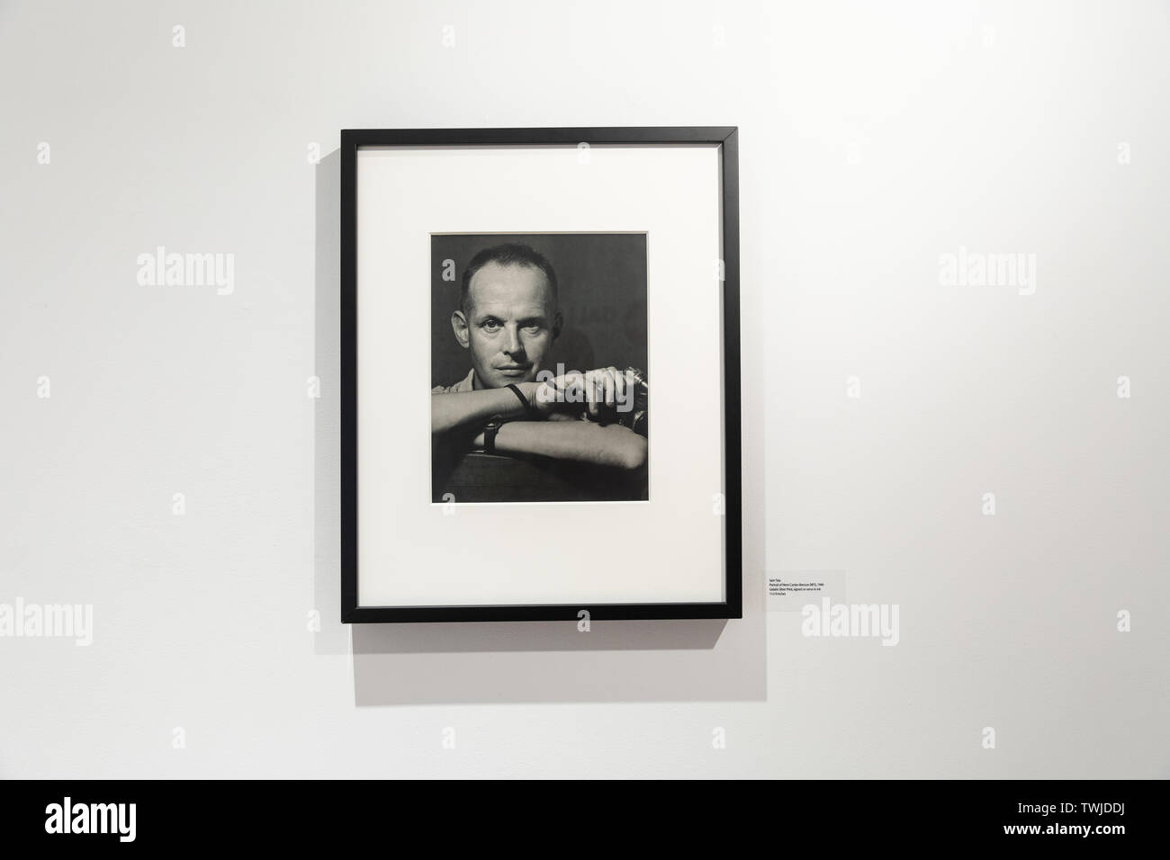 La vitrine «Henri Cartier-Bresson: L'œil du siècle» de l'un des photographes les plus importants du XXe siècle. Los Angeles - 6/20/2019 Banque D'Images