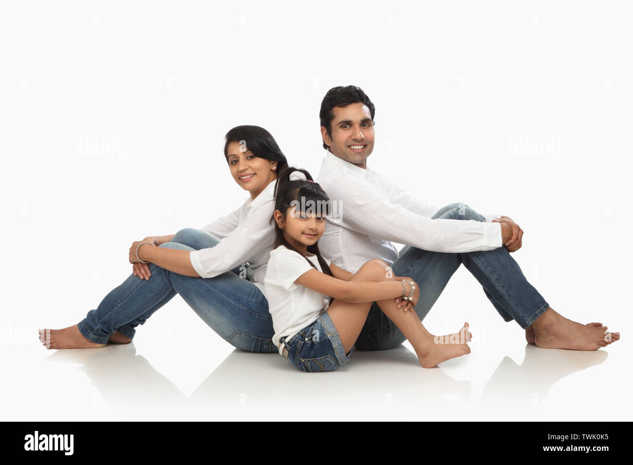 Portrait d'une famille Banque D'Images