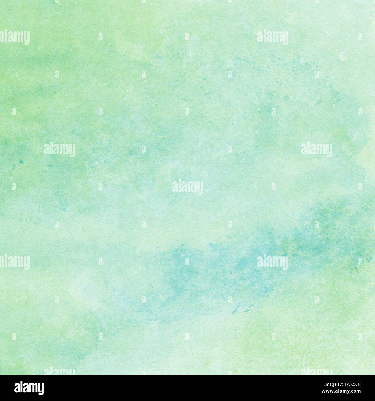 Vert et Bleu aquarelle texture background. Abstract grunge fond papier aquarelle peinte à la main. Banque D'Images