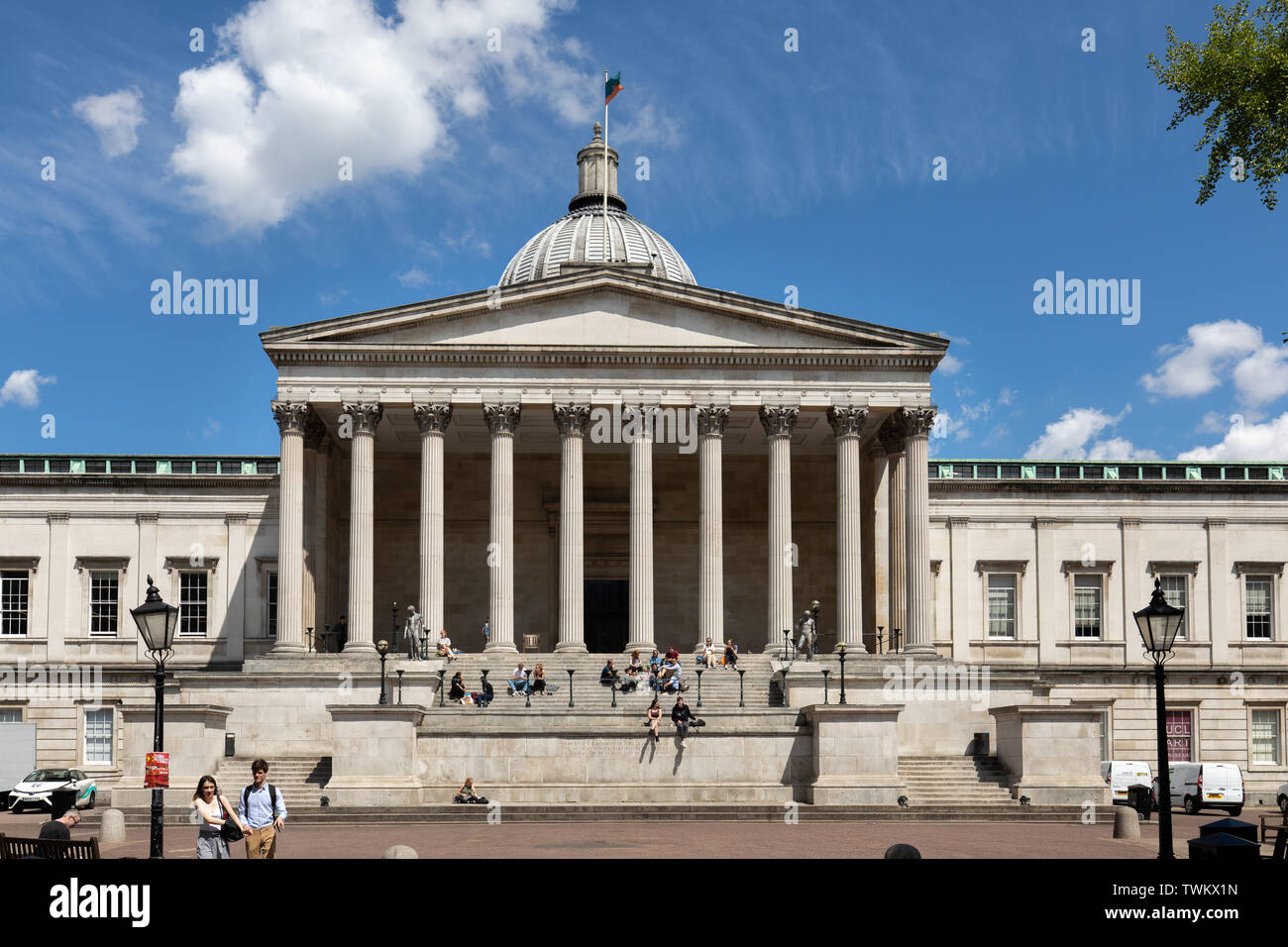 University College London bâtiment principal. Banque D'Images