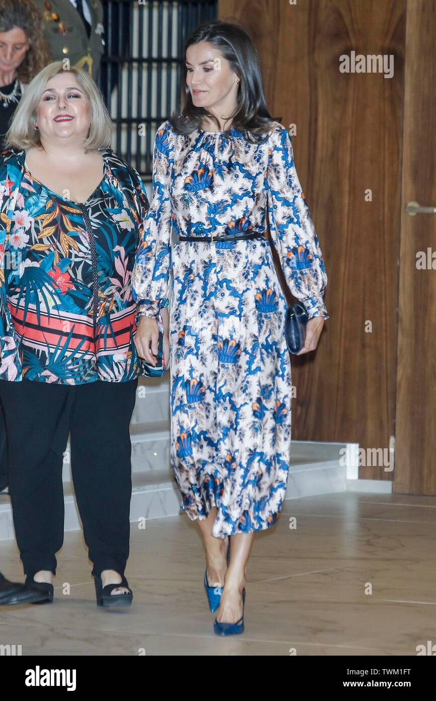 MADRID, ESPAGNE - Juin 21 : Reine Letizia assiste à la livraison de la 5e édition de la remise des prix à El Discapnet Beatriz hotel à Madrid, Espagne le 21 juin de 2019. Credit : Jimmy Olsen/Media ESPAGNE*** ***aucune perforation Banque D'Images