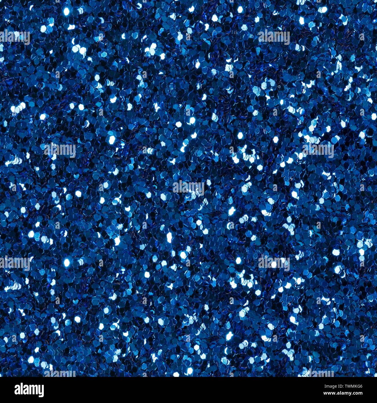 De texture glitter bleu. La place parfaite pour l'art de la texture. Banque D'Images