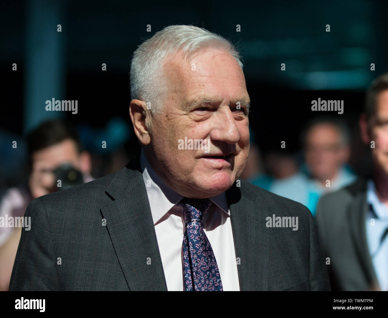 Brexit Partie rallye avec Nigel Farage et Brexit Partie candidats de partout au pays dans les élections européennes, Olympia, Londres comprend : Václav Klaus Où : London, Royaume-Uni Quand : 21 mai 2019 Credit : Wheatley/WENN Banque D'Images