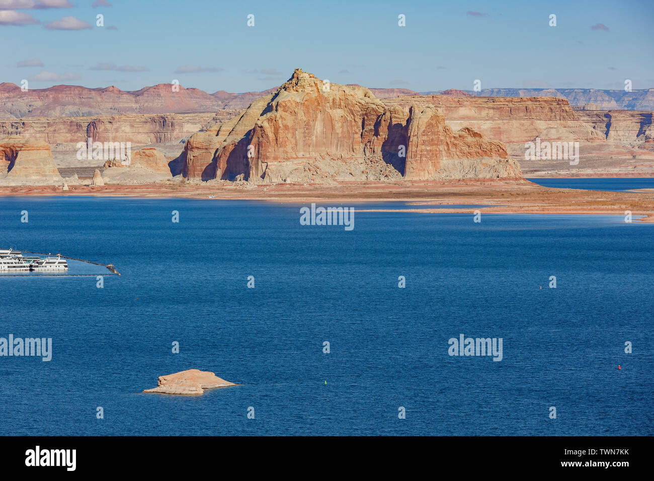 La célèbre autour de Glen Canyon Lake Powell, Page, Arizona Banque D'Images