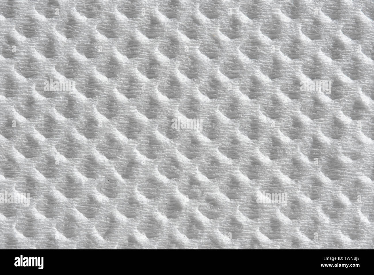 Macro image de la texture de papier essuie-tout Banque D'Images