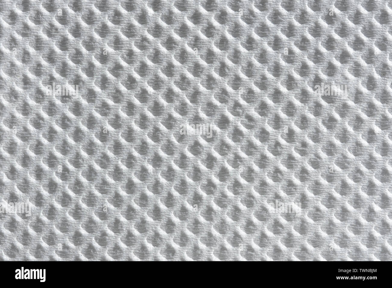 Macro image de la texture de papier essuie-tout Banque D'Images