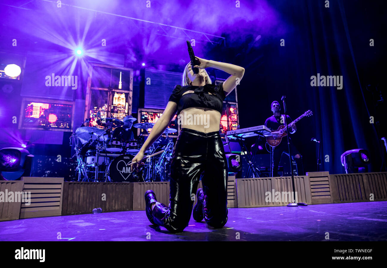 Anne-Marie ouvre sa tournée 2019 avec une performance live à l'O2 Academy Bournemouth comprend : Anne-Marie Où : Bournemouth, Royaume-Uni Quand : 21 mai 2019 Source : WENN.com Banque D'Images