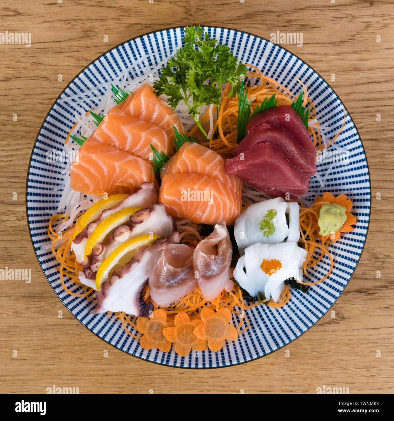 Assiette à sashimi