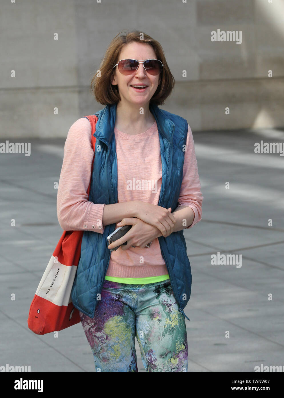 Londres, Royaume-Uni, 22 juin 2019. Gemma Whelan est connue pour avoir joué Yara Greyjoy dans la série dramatique de HBO Game of Thrones vue dans les studios de la BBC à Londres Banque D'Images