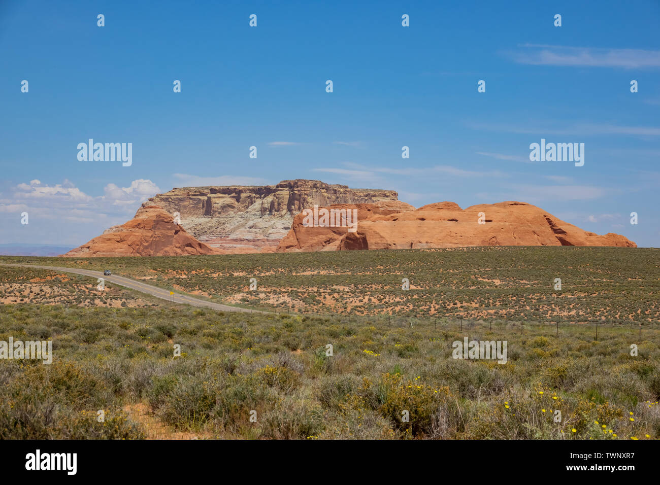 Magnifique paysage autour de la célèbre Antelope Canyon à Page, Arizona X Banque D'Images