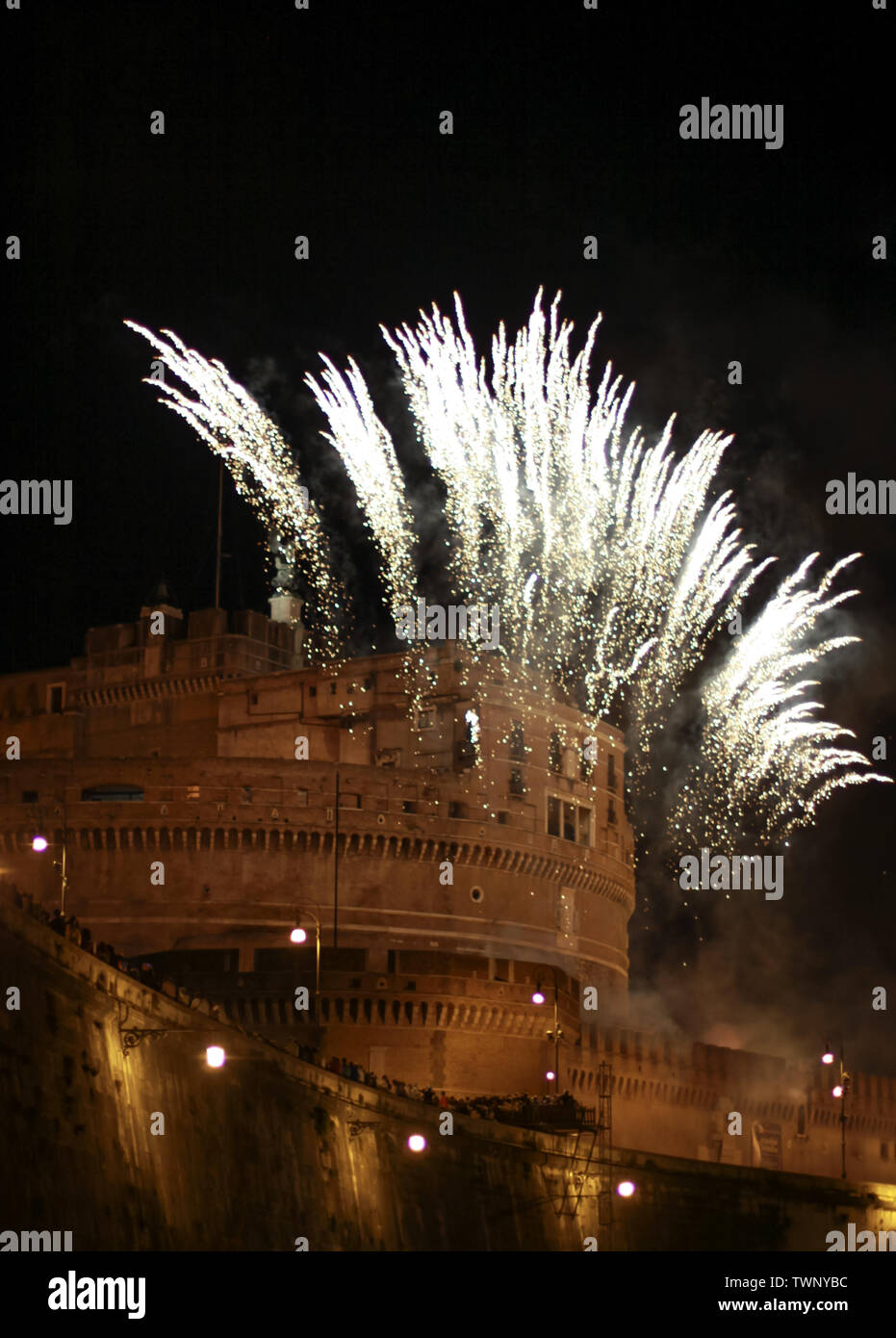 Fête de Saint Pierre et Paul, Rome Castel Sant'Angelo Banque D'Images