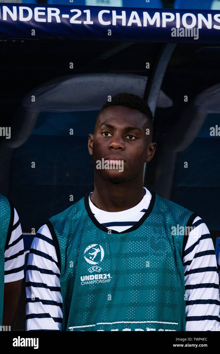 Moussa Niakhate (France) au cours de l'UEFA Euro 2019 en Italie 21 match du groupe C entre la France 1-0 Croatie à Saint-marin Stadium à Serravalle, RSM , Juin 21, 2019. (Photo de Maurizio Borsari/AFLO) Banque D'Images