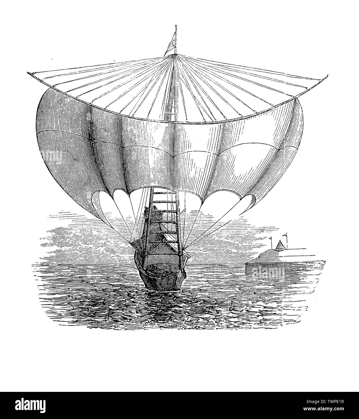 Voile intérieur indien cargo naviguant le long des régions côtières de l'Inde. Les navires affectés à la navigation côtière sont beaucoup plus petits que les navires qui mouillent dans les eaux internationales Banque D'Images