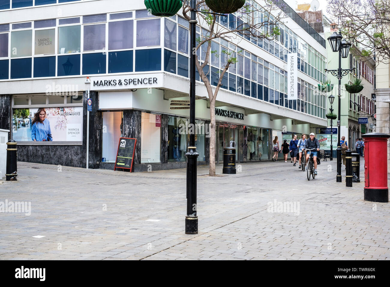Magasin Marks & Spencer, Main Street, Gibraltar Banque D'Images