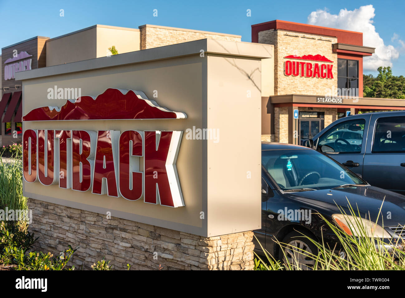 Outback Steakhouse à Zagreb, en Géorgie. (USA) Banque D'Images