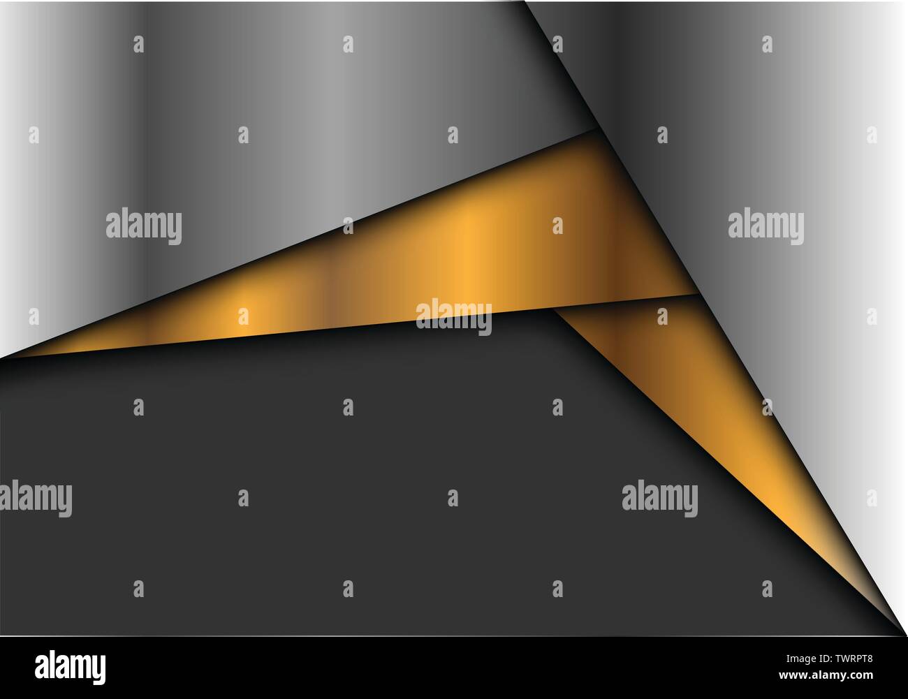 Abstract or argent design flèche triangle luxe moderne futuristic background vector illustration. Illustration de Vecteur