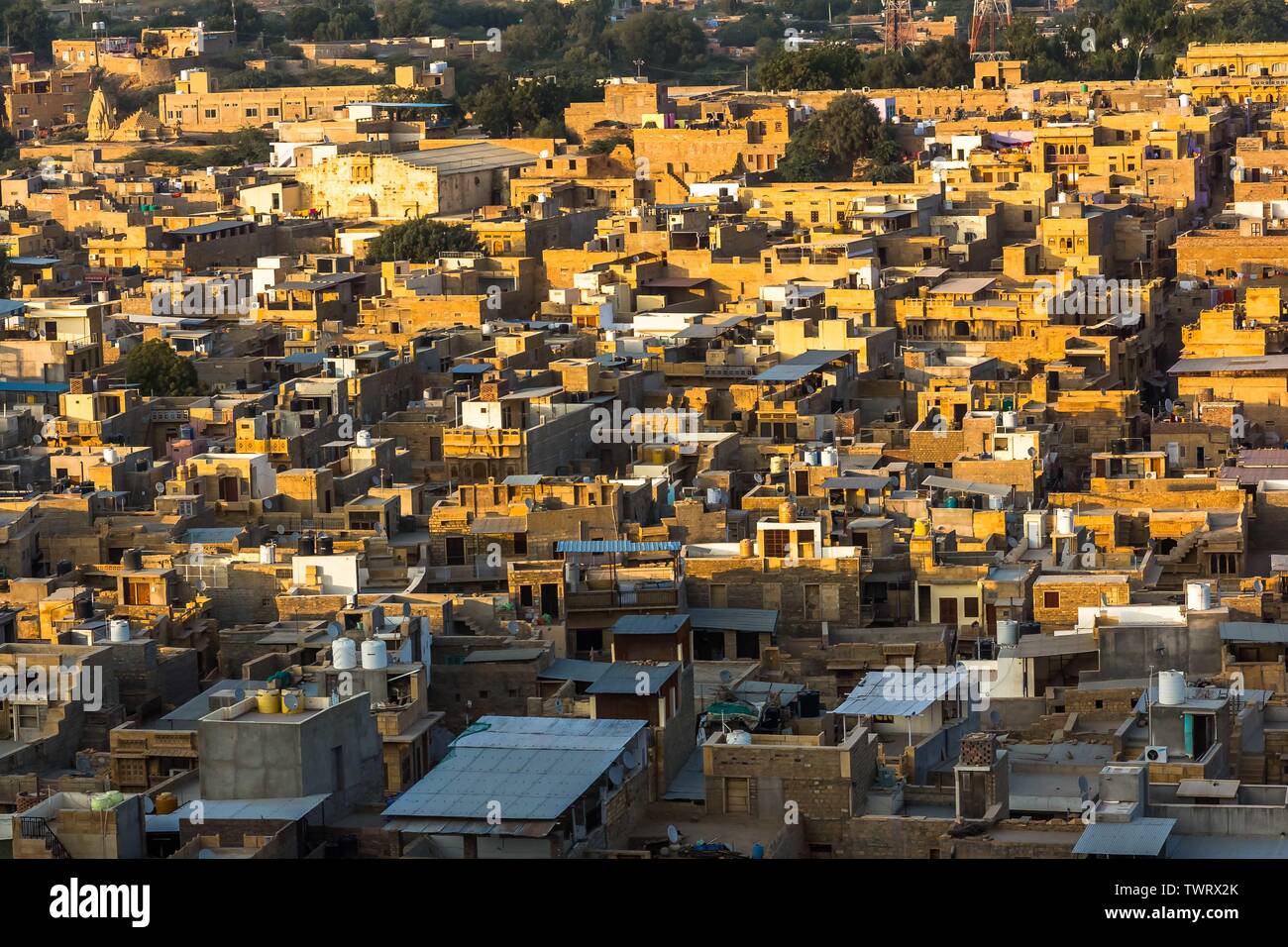 Golden City Banque D'Images