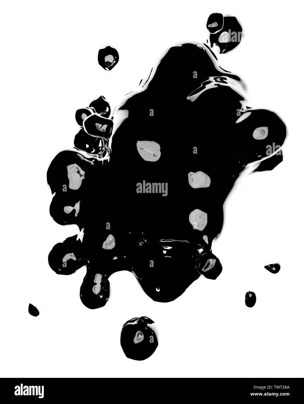 Résumé fond liquide noir et blanc.Il peut être utilisé pour les affiches, cartes, dépliants, brochures, magazines et toute sorte de couvrir Banque D'Images